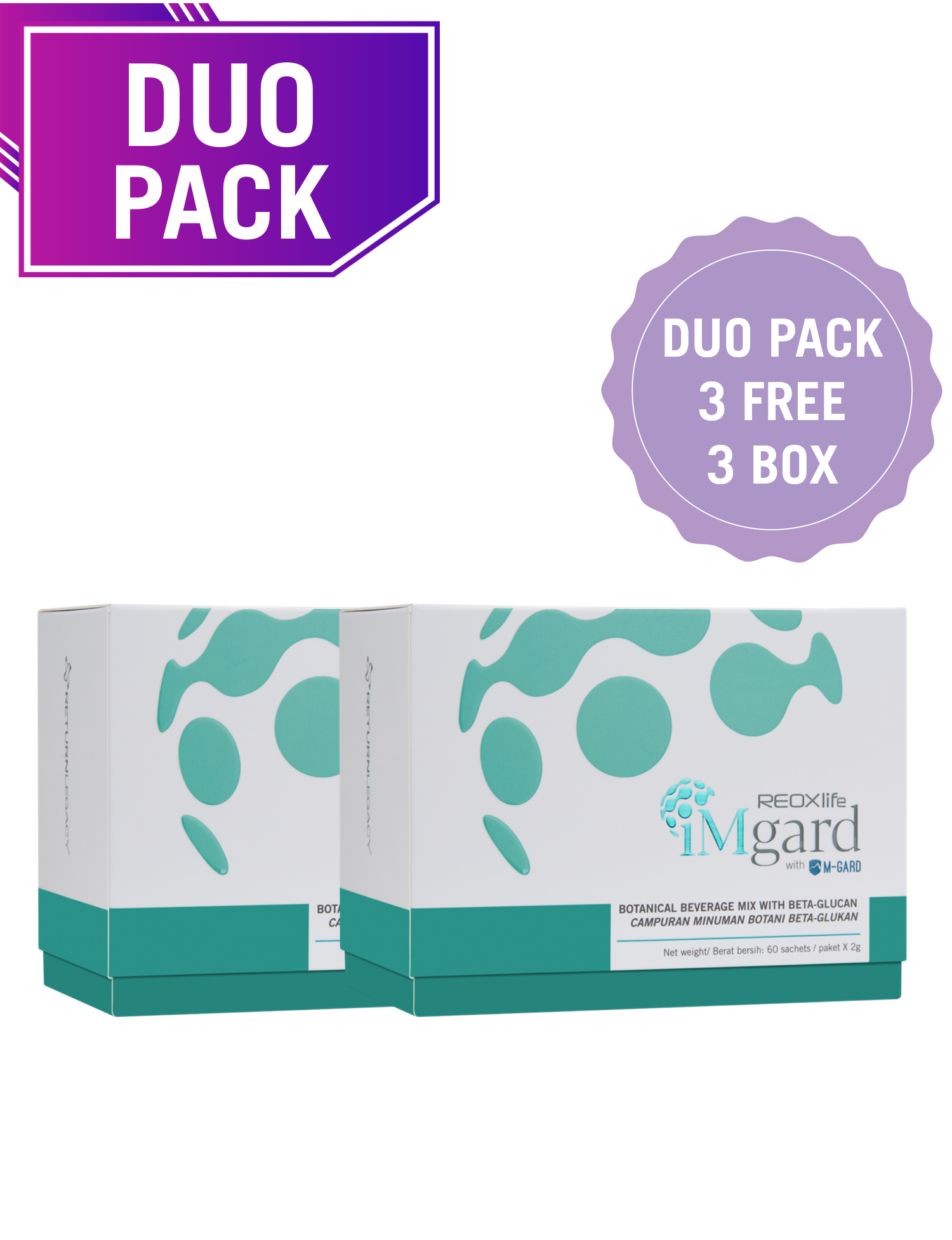 REOXlife IMGARD ( 3 DUO PACK FREE 3 BOX)